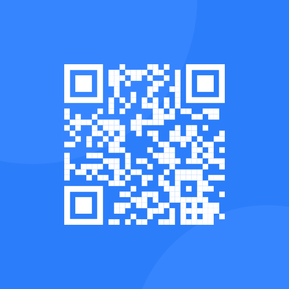 QR code leading to Frontend Mentor's website.